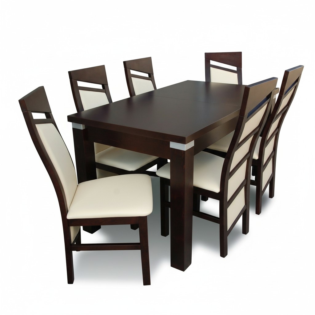 Esstisch 6 StÃ¼hle Sitzgarnitur Tisch Stuhl Set Esszimmer Garnituren Design