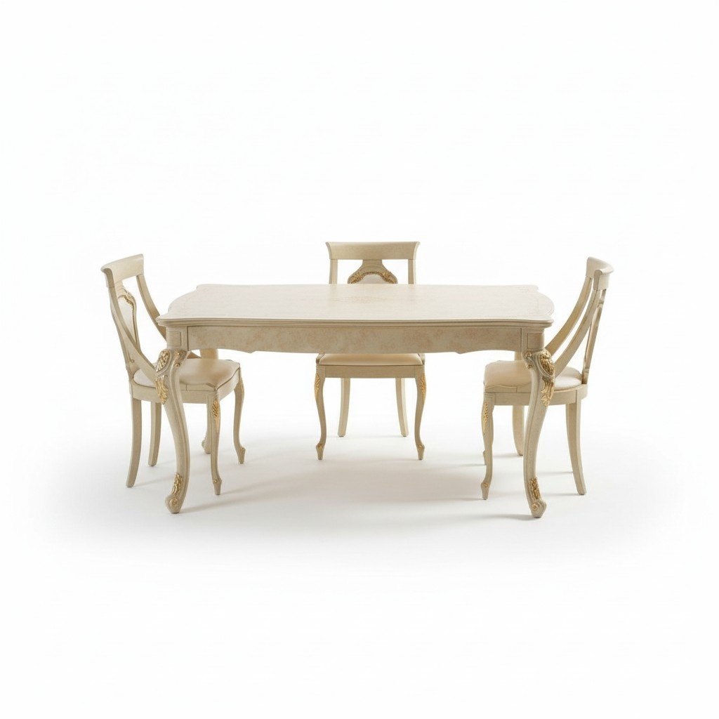 Esstisch Ausziehbar Klassischer Design Tisch Italienische MÃ¶bel Tische Holz Ess