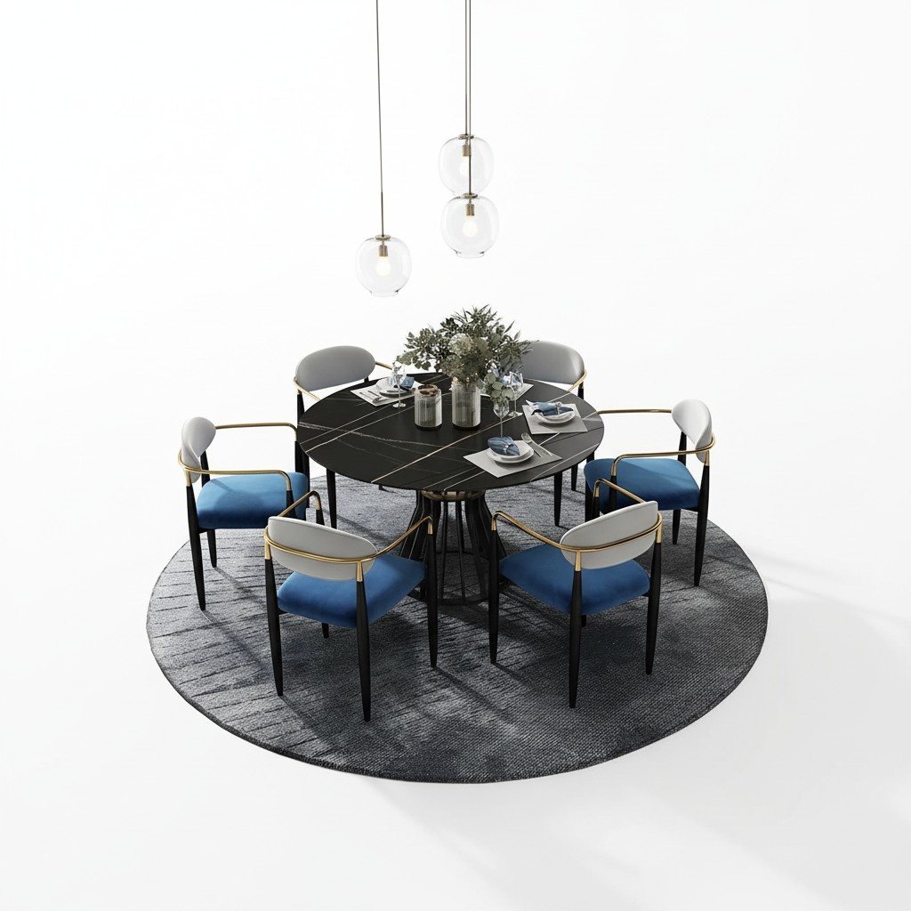 Esszimmer Set Esstisch Garnitur 6x Stuhl Tisch Gruppe 7tlg. Set Komplett