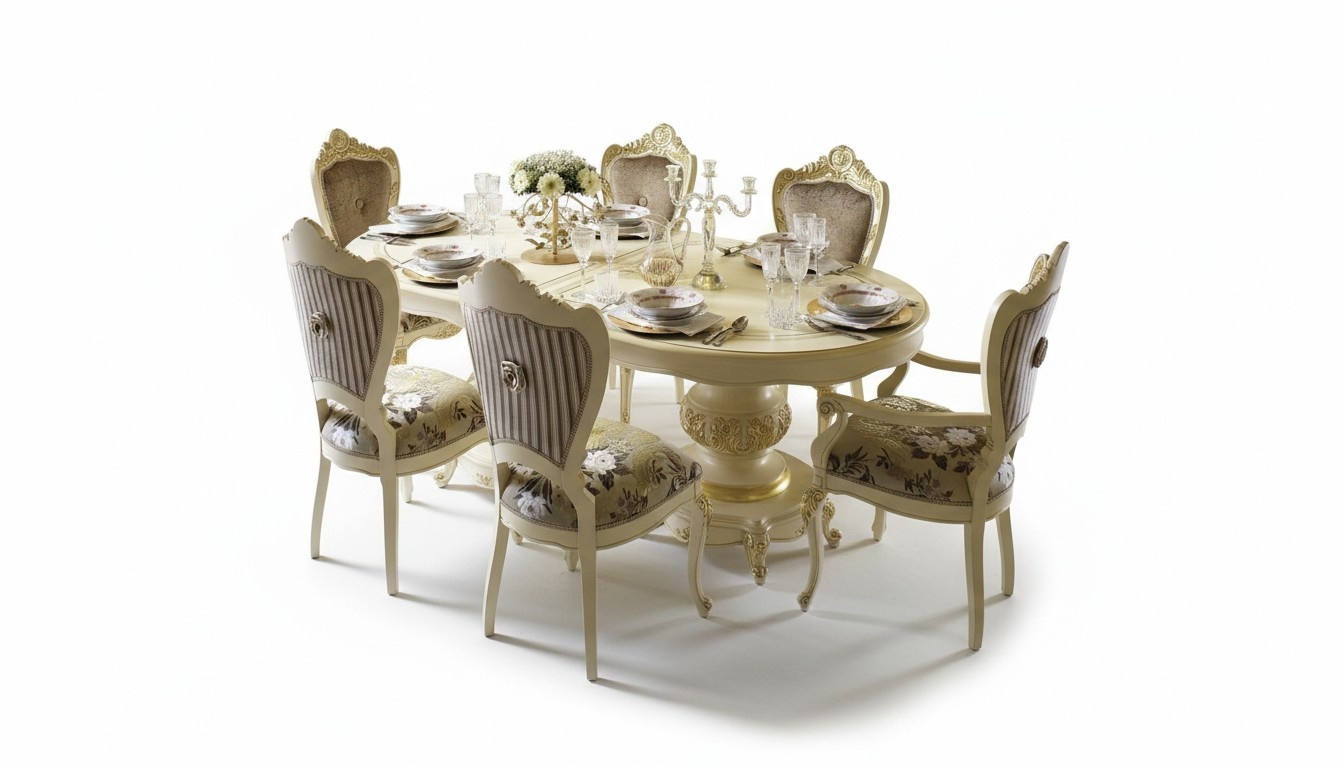 Esszimmer Wohnzimmer Esstische Tische Tisch MÃ¶bel Naturholz Esstisch Retro Style