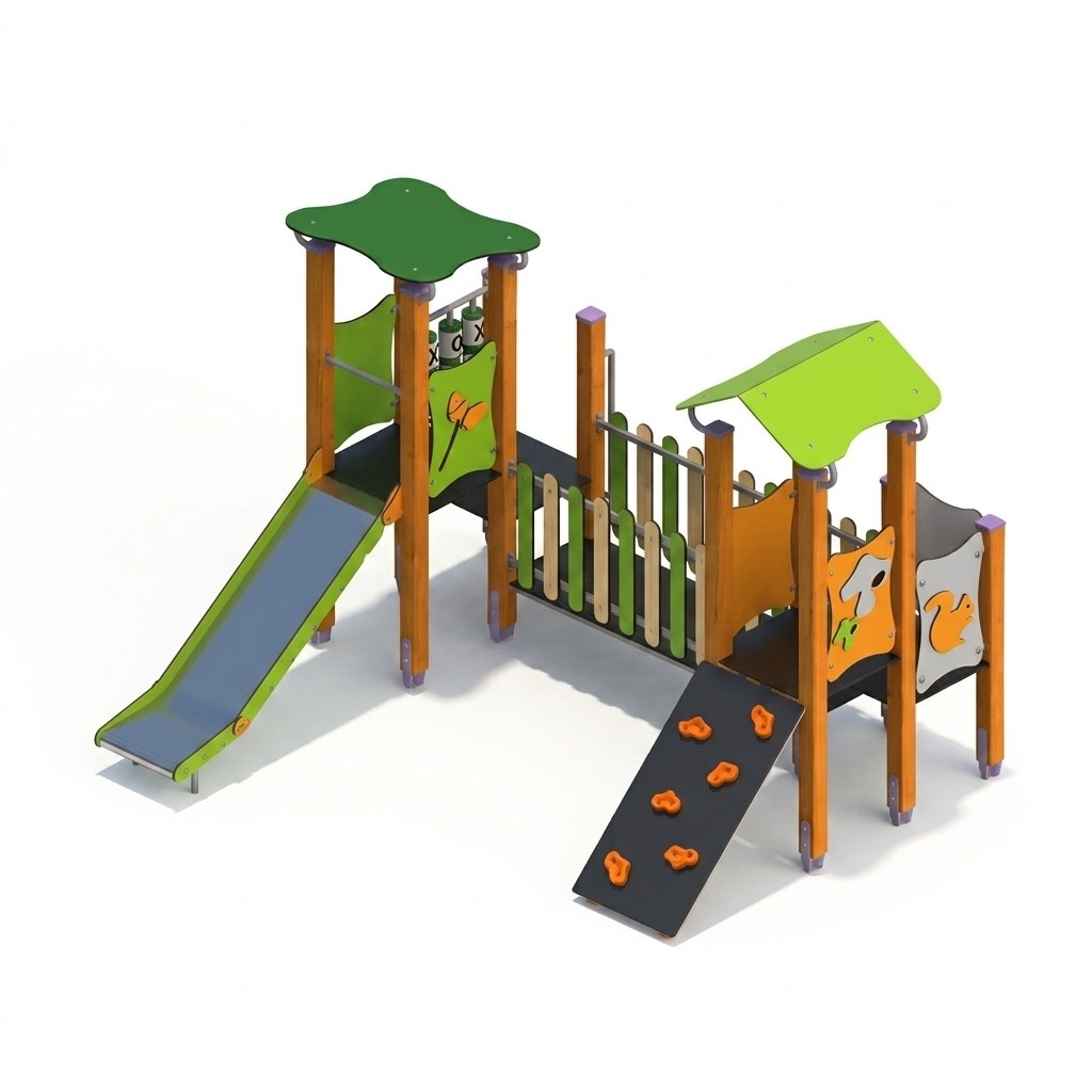Freiluftspielplatz VergnÃ¼gungsbereich Kinderspielareal Rutschenturm SpielstÃ¤tte