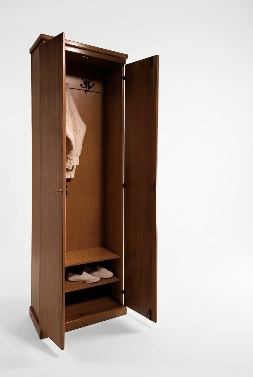Garderobe Kleiderschrank Schrank Naturholz Massivholz SchrÃ¤nke Flur Massiv
