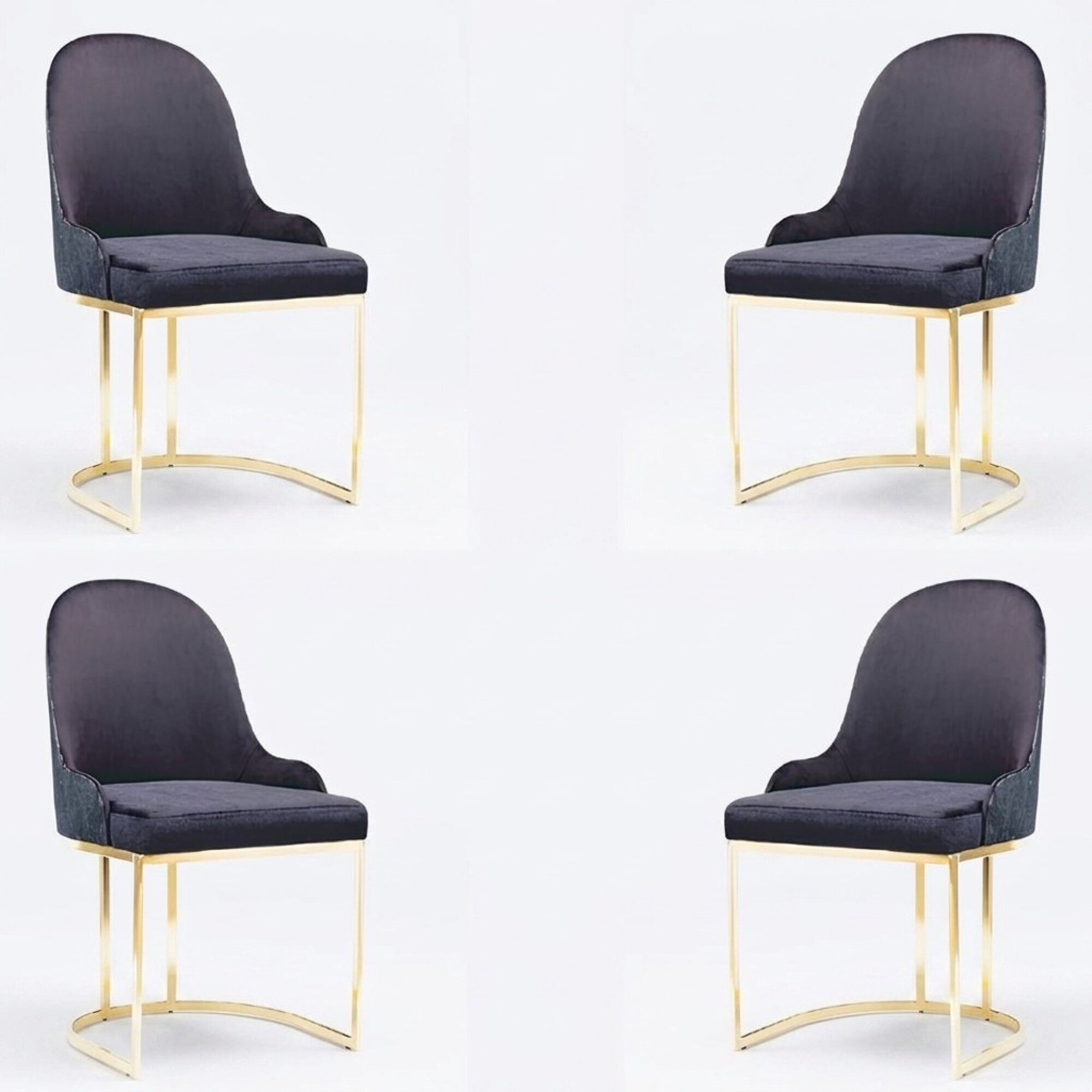 Garnitur Sitz Polster Holz 4x StÃ¼hle MÃ¶bel Neu Esszimmer KÃ¼che Gruppe
