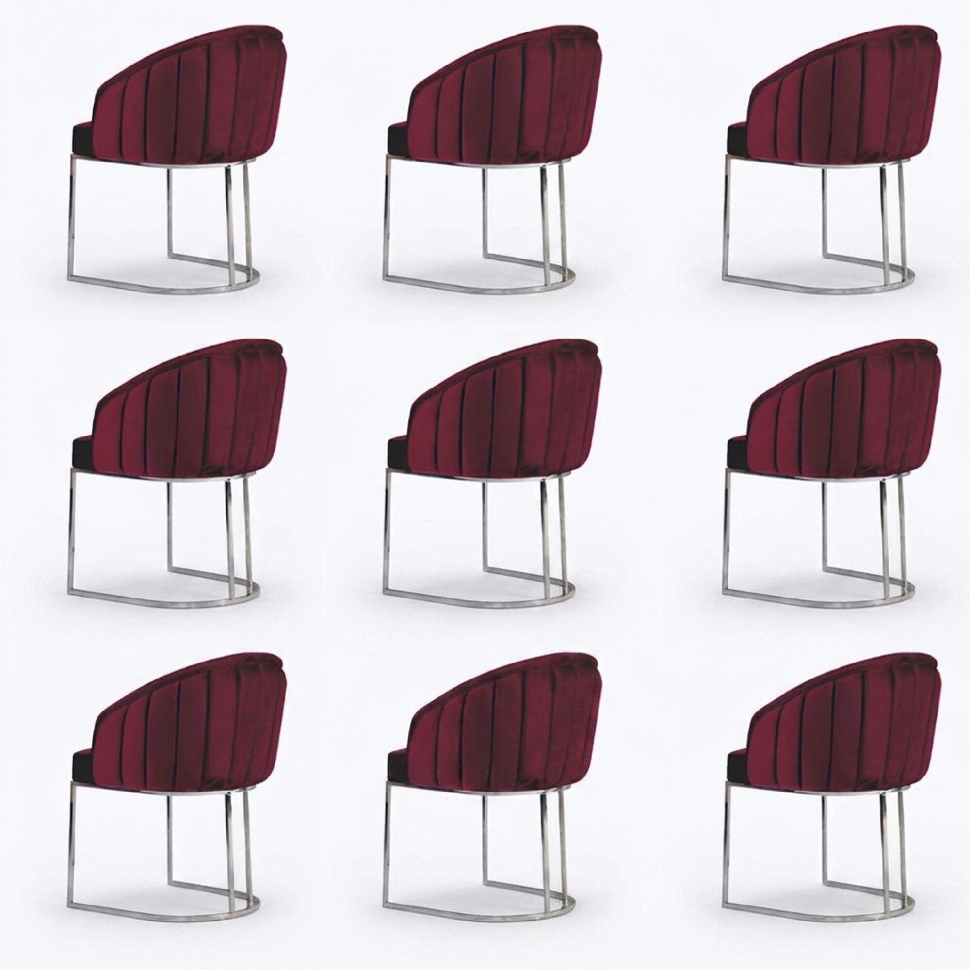 Garnitur StÃ¼hle Polster Lehn Design Holz Gruppe Neu Ess Zimmer 8 Stuhl