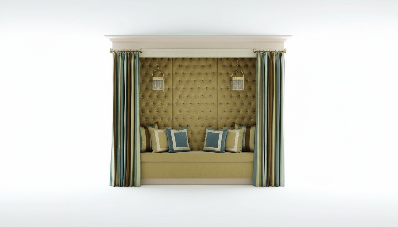 Gepolsterte Wandverkleidung Chesterfield Wandpaneel Dekorative Gold Paneel