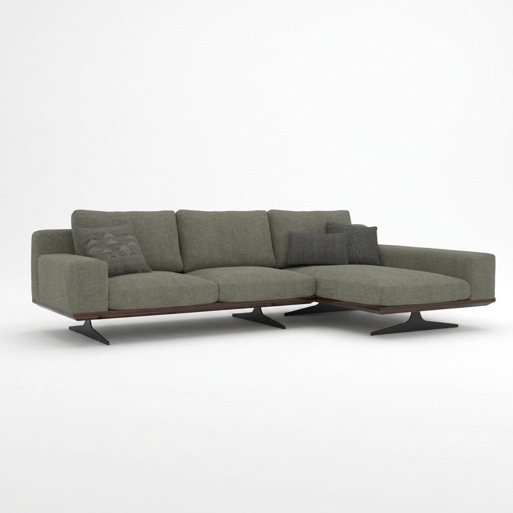 Grau Designer Ecksofa L-Form Relax Wohnzimmer Polstersofa Luxus Modern MÃ¶bel