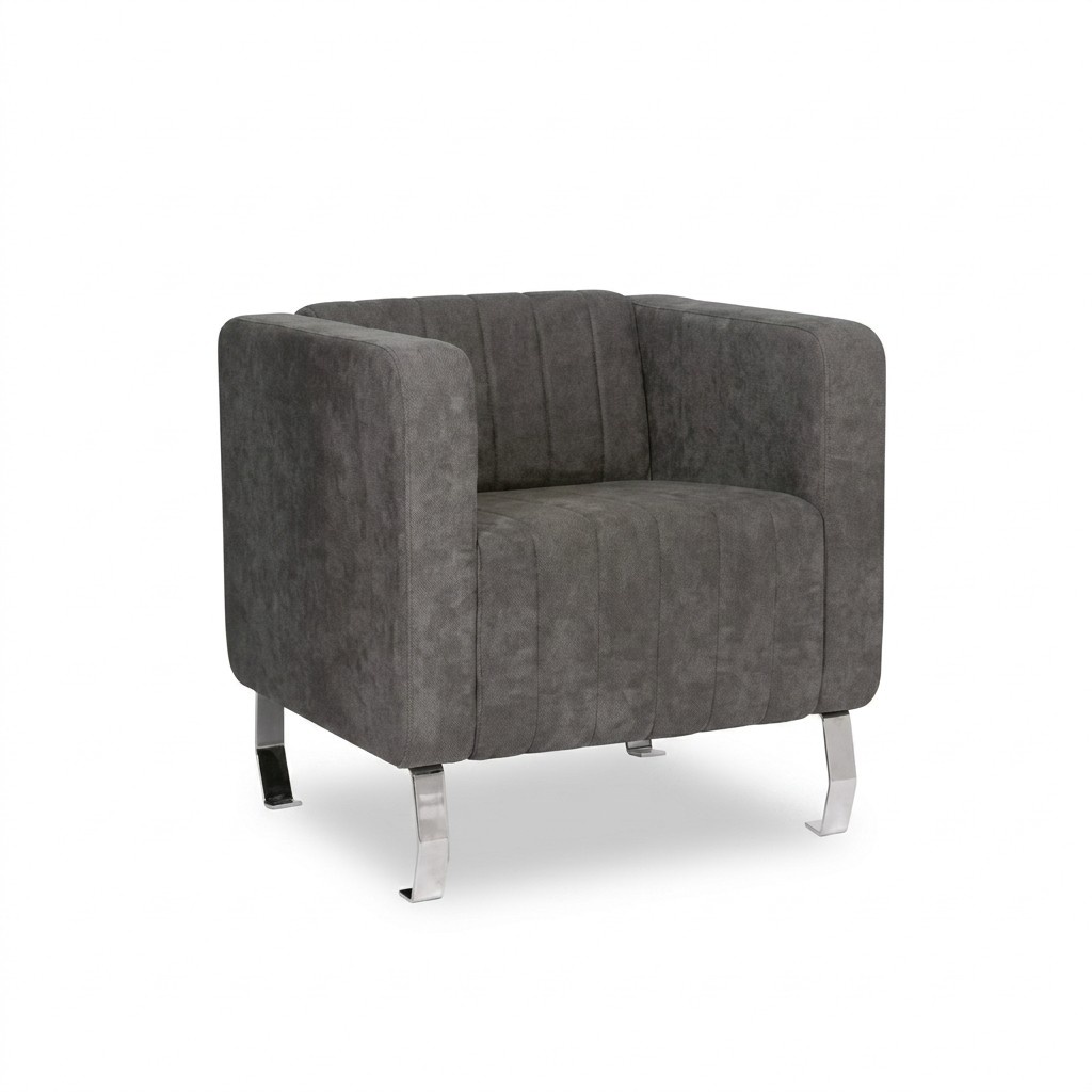 Grau Sessel Modern Design MÃ¶bel Arbeitszimmer Neu BÃ¼ro Textil