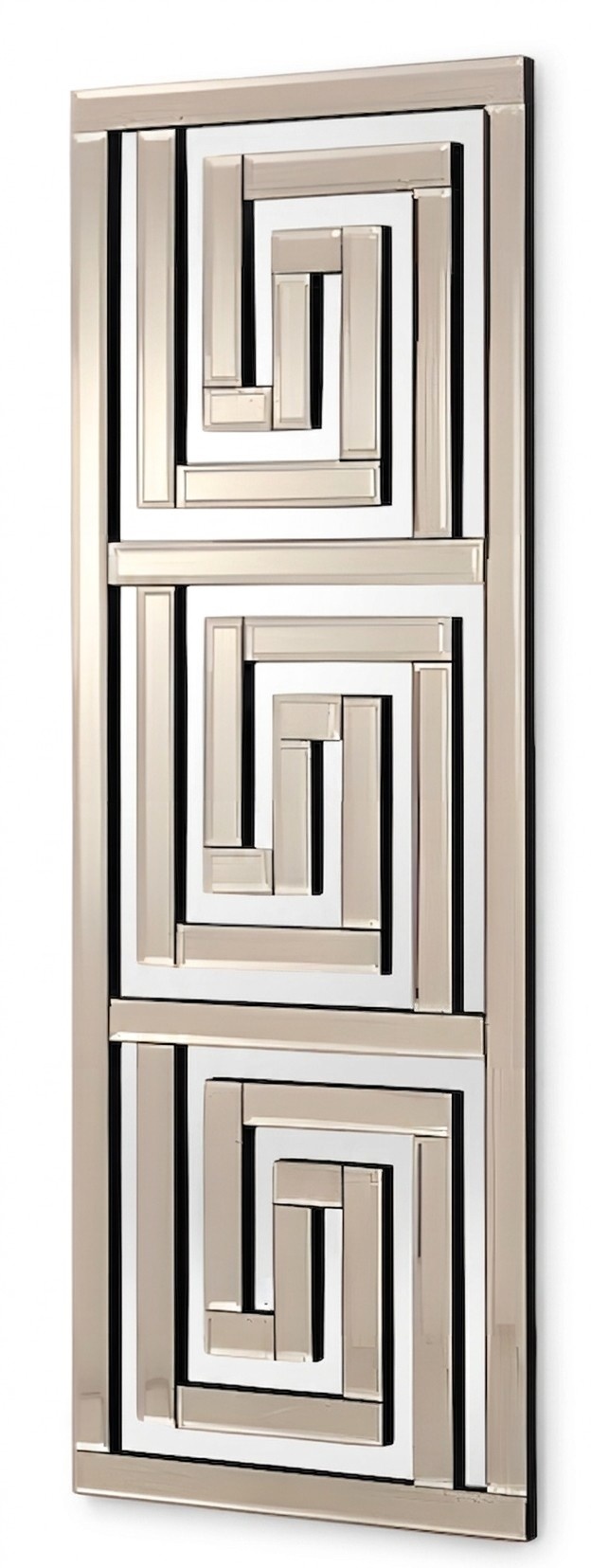 Grauer Spiegel aus Glas modern elegant fÃ¼r Wohnraum und Flur