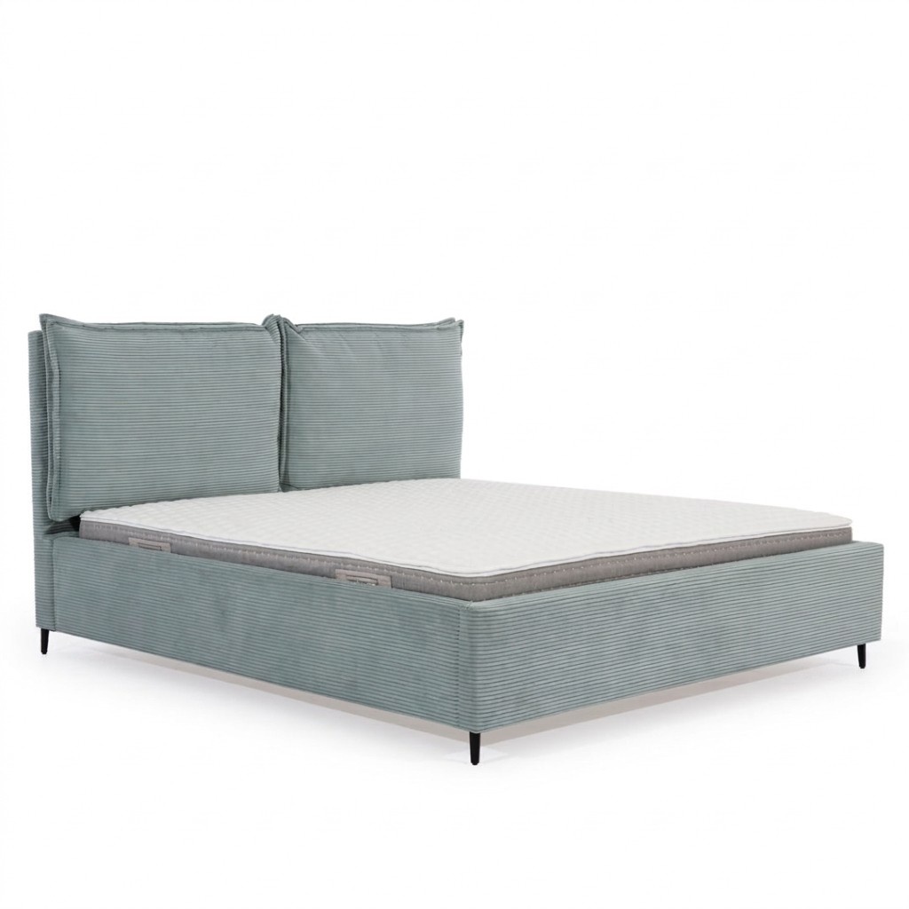 GroÃes Schlafzimmer Bett LuxuriÃ¶ses Textilbett Stilvolle Polsterbetten