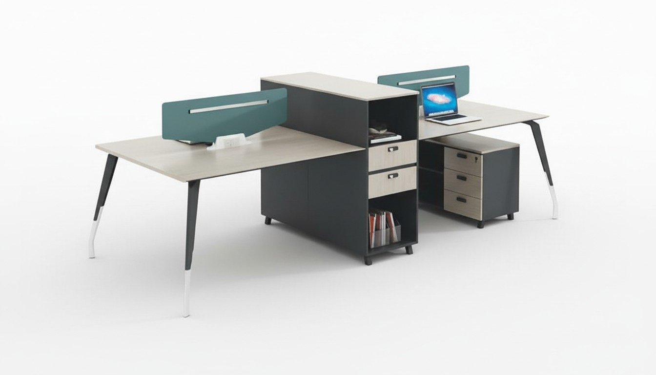 Gruppenschreibtisch Teamarbeitsplatz Tisch MÃ¶bel Kommode Schreibtisch 4 Personen