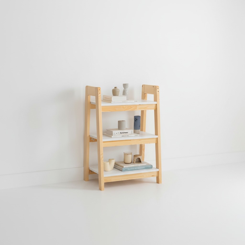 Hellbeiges BÃ¼cherregal Standregal Kinder BÃ¼cherschrank Edle Holz MÃ¶bel