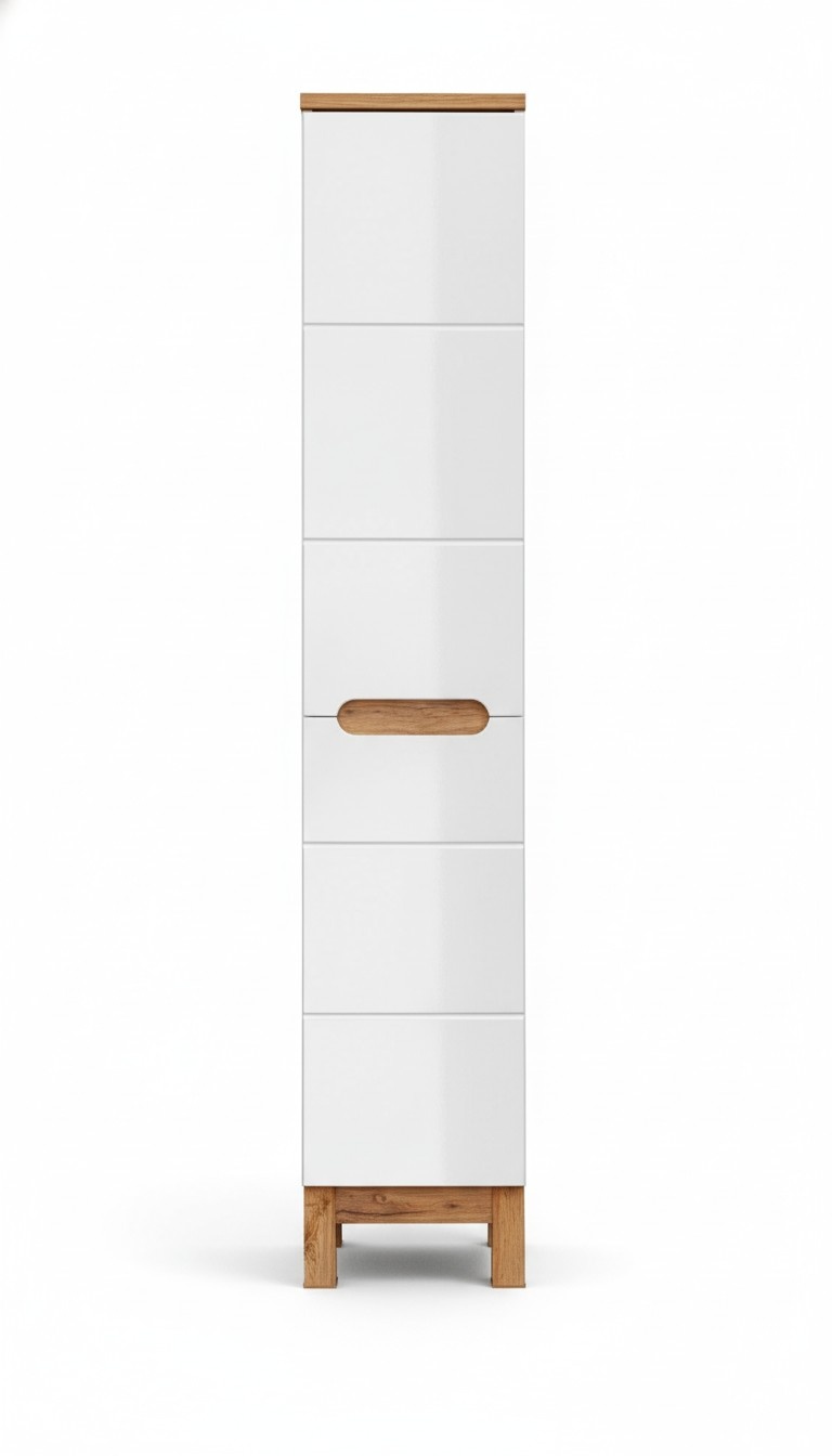 Hochschrank Badezimmer Regal Badschrank BadmÃ¶bel Regale Bad