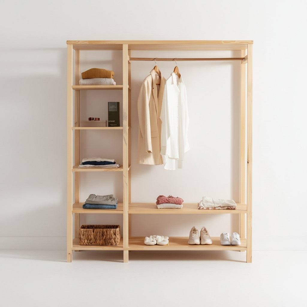 Hochwertige Flur MÃ¶bel Designer GarderobenstÃ¤nder Holz KleiderstÃ¤nder