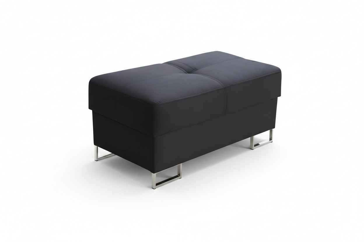 Hocker FuÃhocker Beistellhocker Ottomane Chaiselounge Sitzbank Samt Stoff 100x55