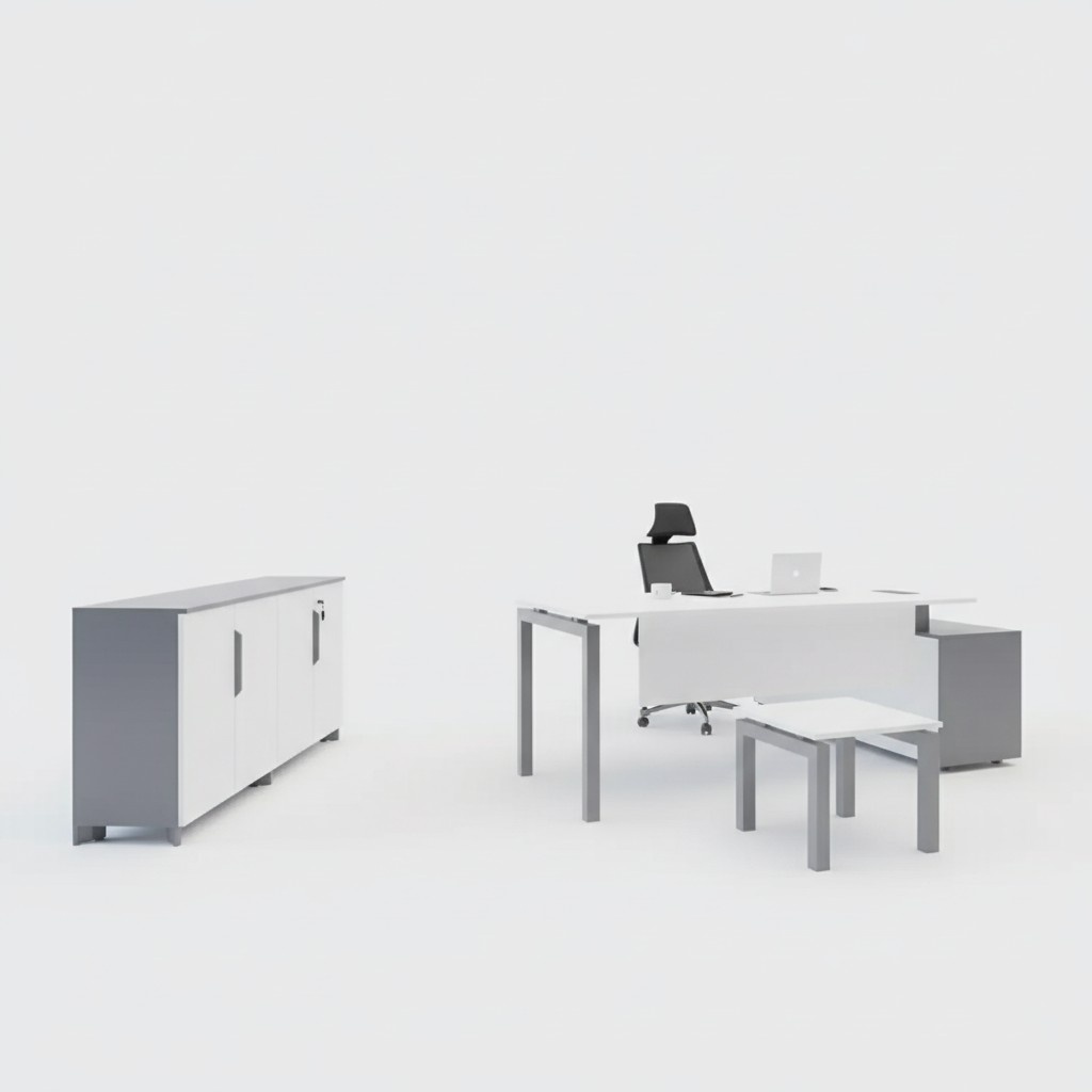 Holz BÃ¼romÃ¶bel Schreibtisch Sideboard Couchtisch BÃ¼roeinrichtung Modern