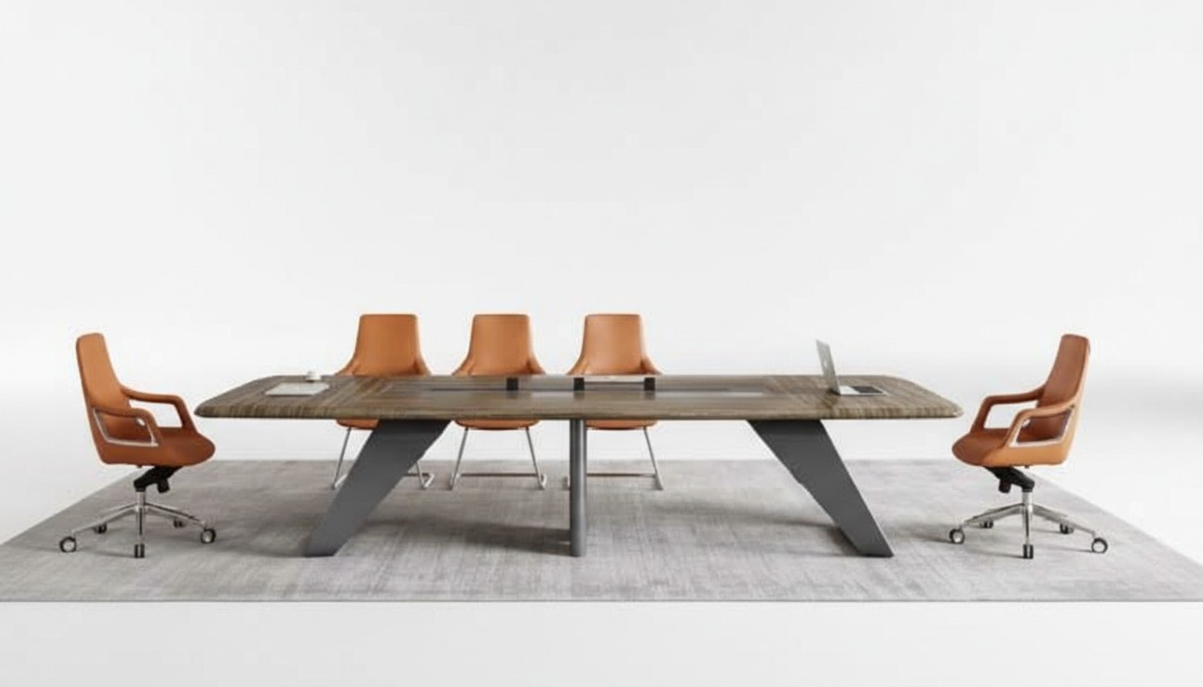 Holz Konferenztisch Besprechungstisch BÃ¼romÃ¶bel Designer Tische Neu