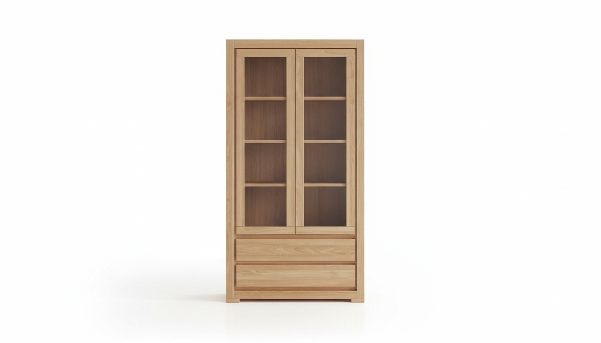 Holz Vitrine Wohnzimmerschrank Vollholz Schrank Holz SchrÃ¤nke Glas Vitrinen Neu