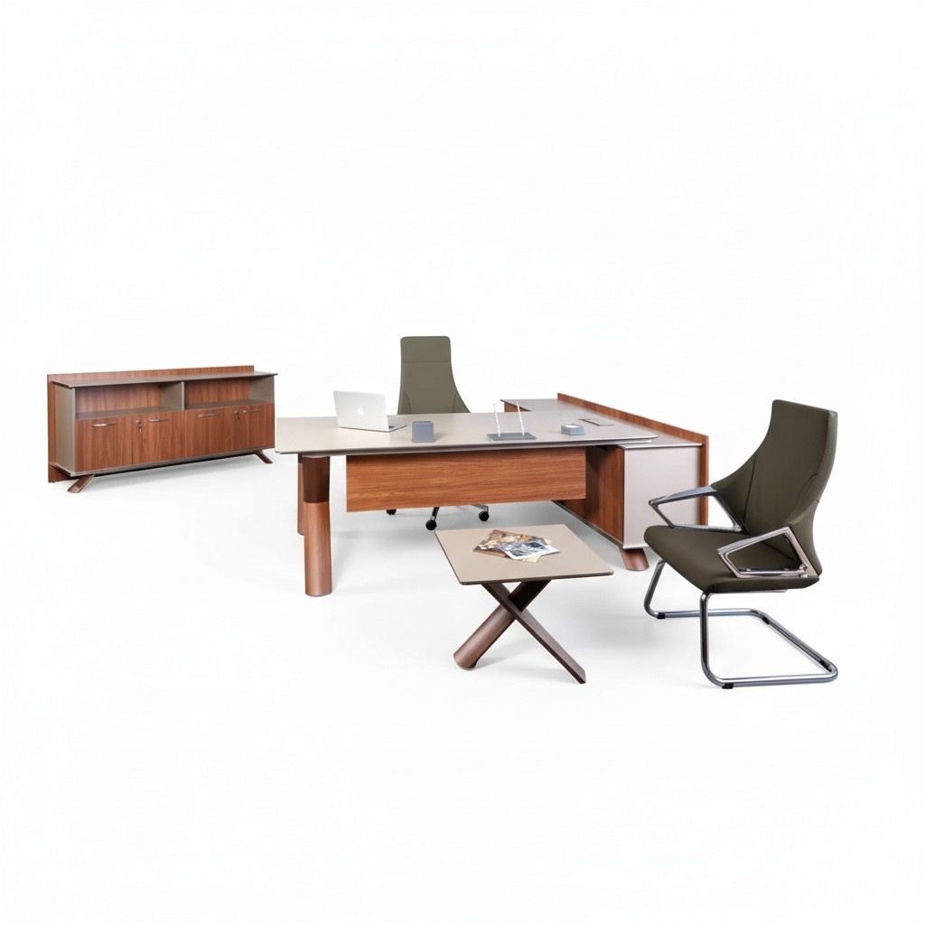 HolzmÃ¶bel Arbeitstisch Eckschreibtisch BÃ¼romÃ¶bel Kommode Couchtisch Modern