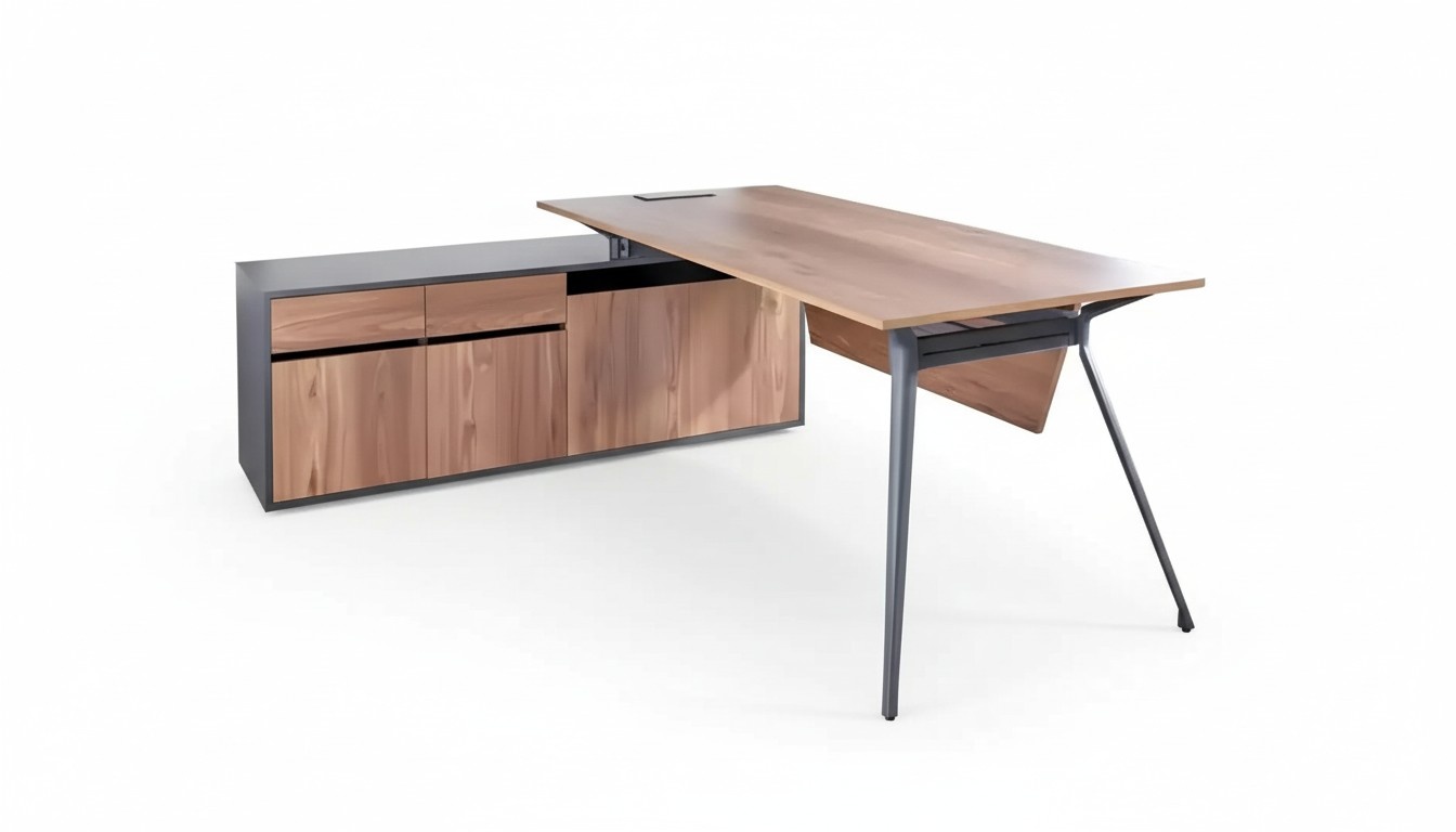 HolzmÃ¶bel Eckschreibtisch Cheftisch Schreibunterlage BÃ¼roarbeitsplatz