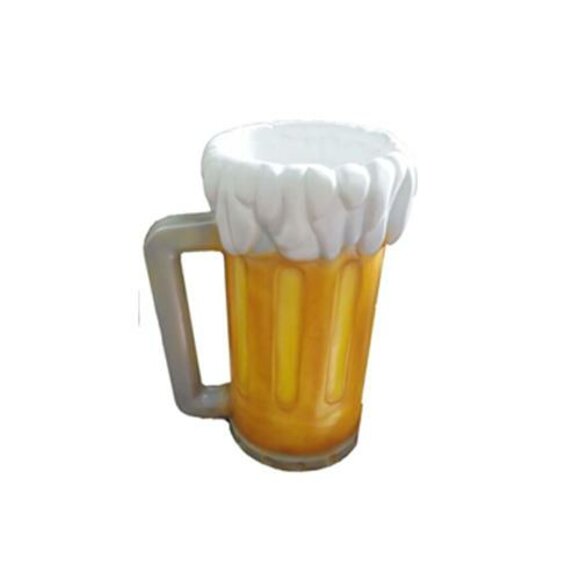 Bier Garten Krug Aufsteller Skulptur Glas Figur Skulpturen 93cm