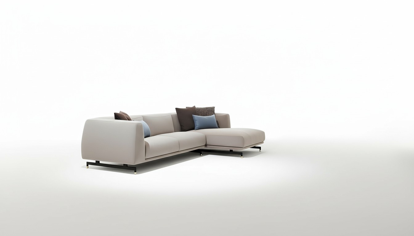 Italienische Design MÃ¶bel Textil Ecksofa Couch Polster Eck Garnitur