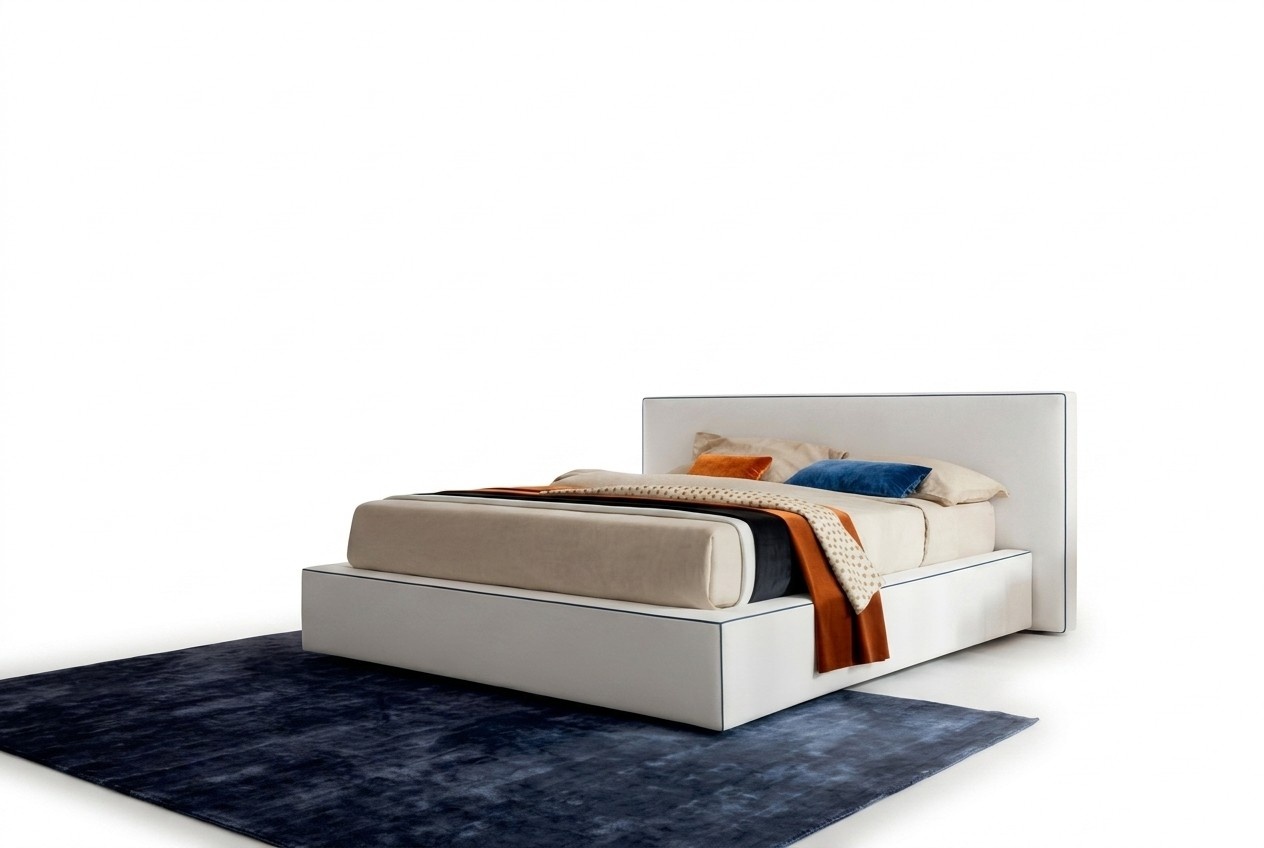 Italienische Designer Bett Schlafzimmer Betten Textil Hotel Luxus Polster MÃ¶bel