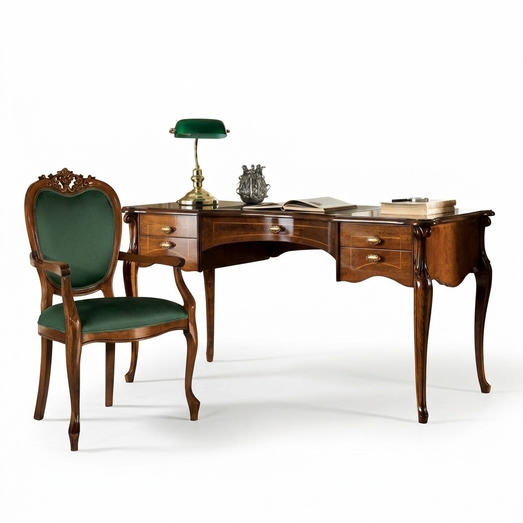Italienische Klassisches Holz MÃ¶bel Luxus Design Schreibtisch BÃ¼romÃ¶bel