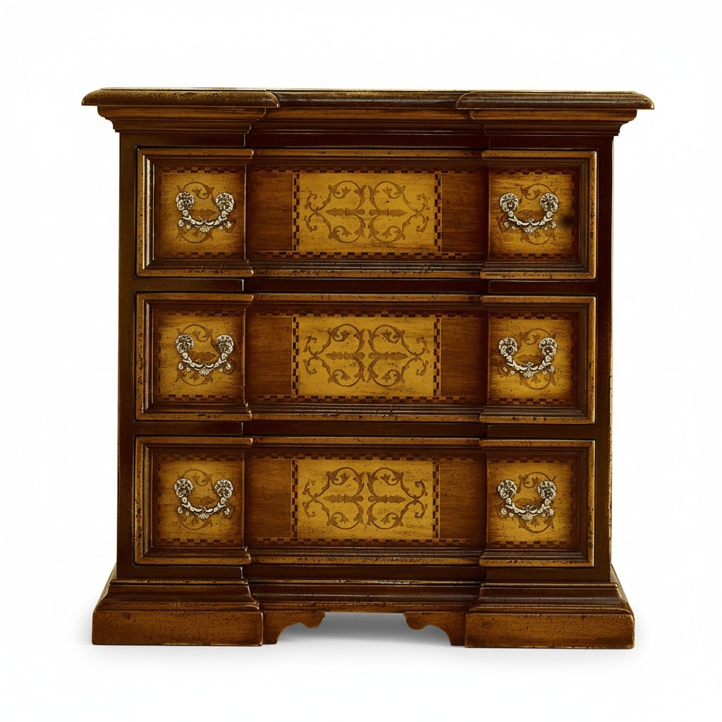 Italienische MÃ¶bel Braun Klassische Kommode Schrank Holz SchrÃ¤nke MÃ¶bel Konsolen
