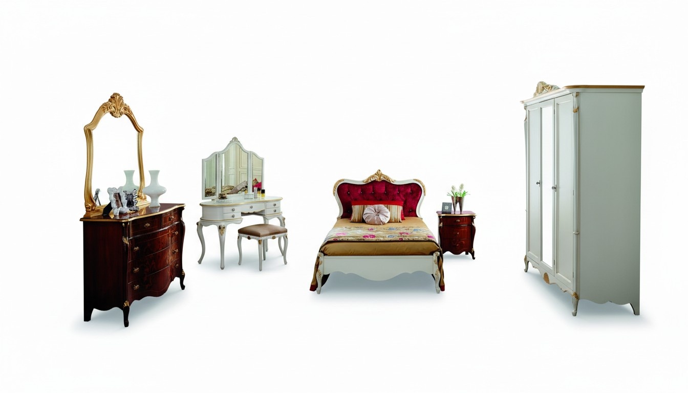 Italienische MÃ¶bel Luxus Bett Swarovski Kristallsteine Barock Betten Gestelle