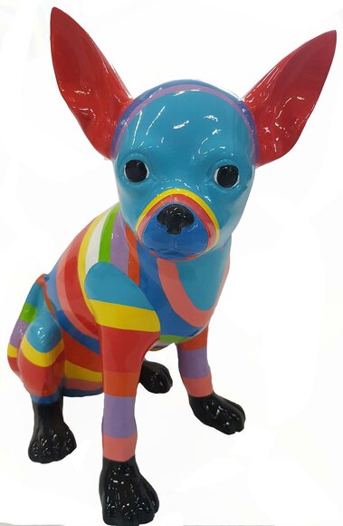 Designer Figur Moderne Figuren Statue Dekoration Hund Garten Skulptur Skulpturen
