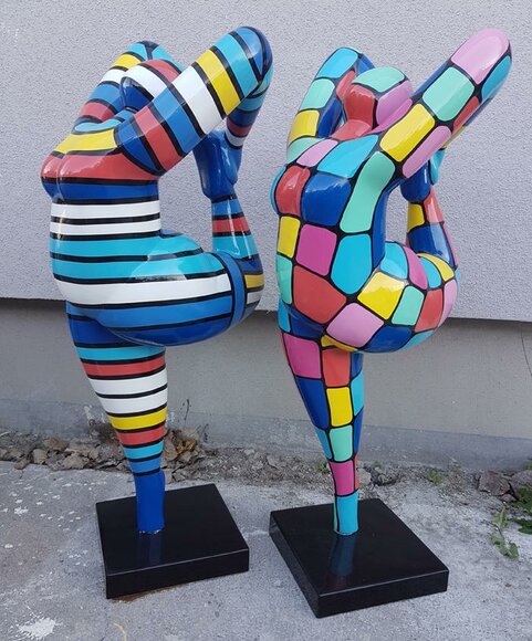 Designer Abstrakte Figuren Moderne Dekorationen Figuren Frau Skulptur Skulpturen