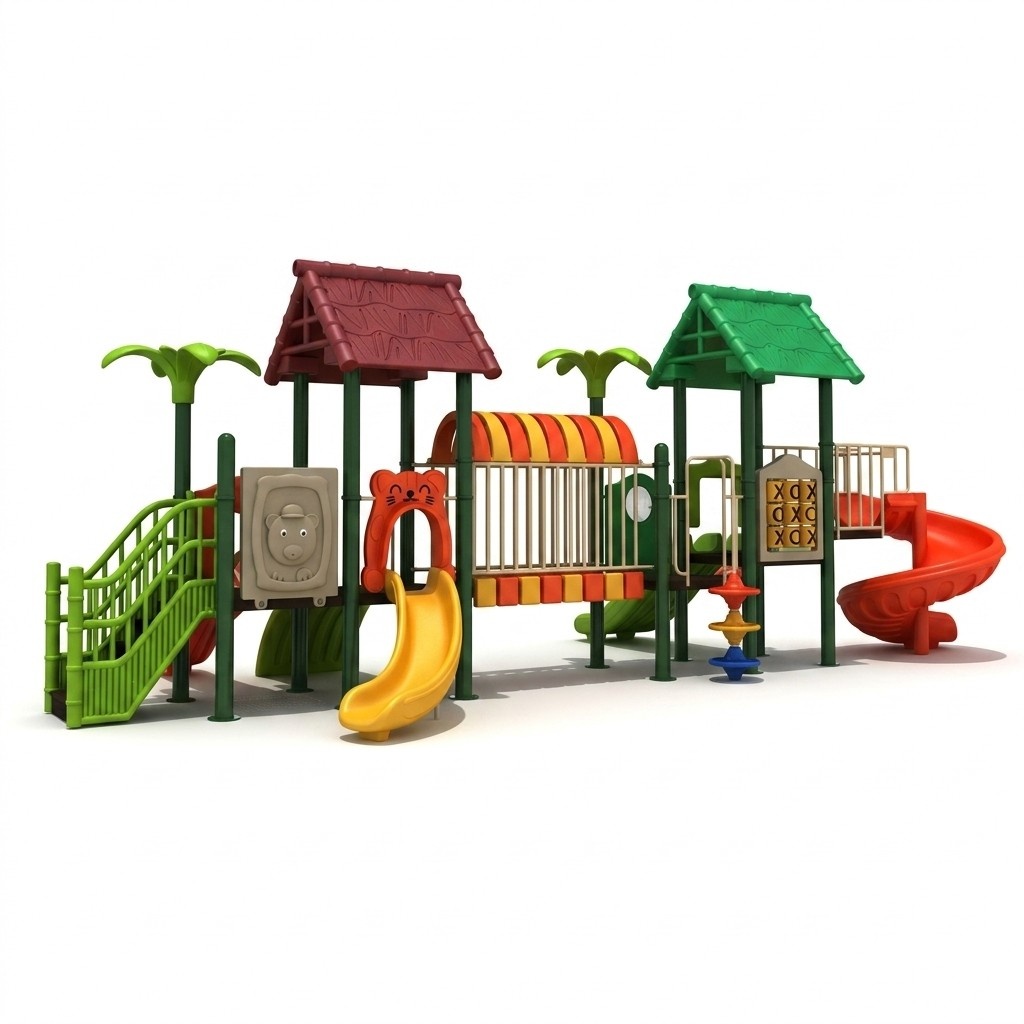 Kinderspielplatz im Freien Spielplatz im Garten Dschungelspielplatz SpielplÃ¤tze