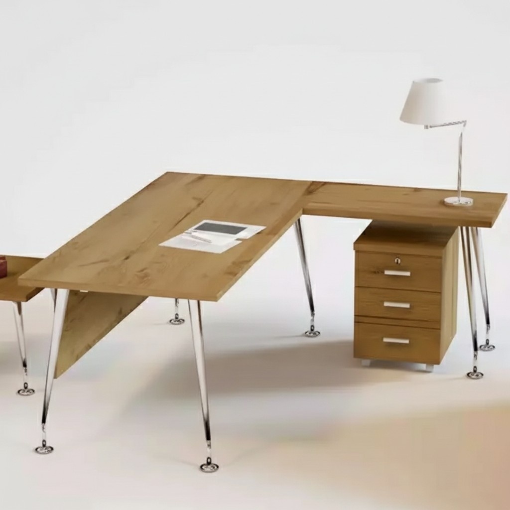 Klassische BÃ¼romÃ¶bel Designer Eckschreibtisch Arbeitstisch Holz MÃ¶bel