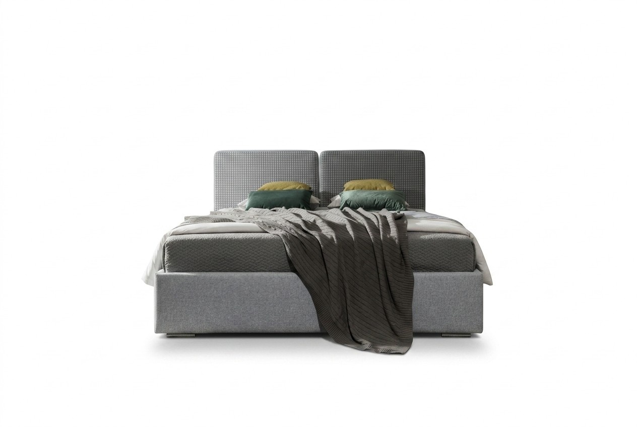 Klassische Designer Bett Schlafzimmer Textil Leder Polster 140x200 MÃ¶bel