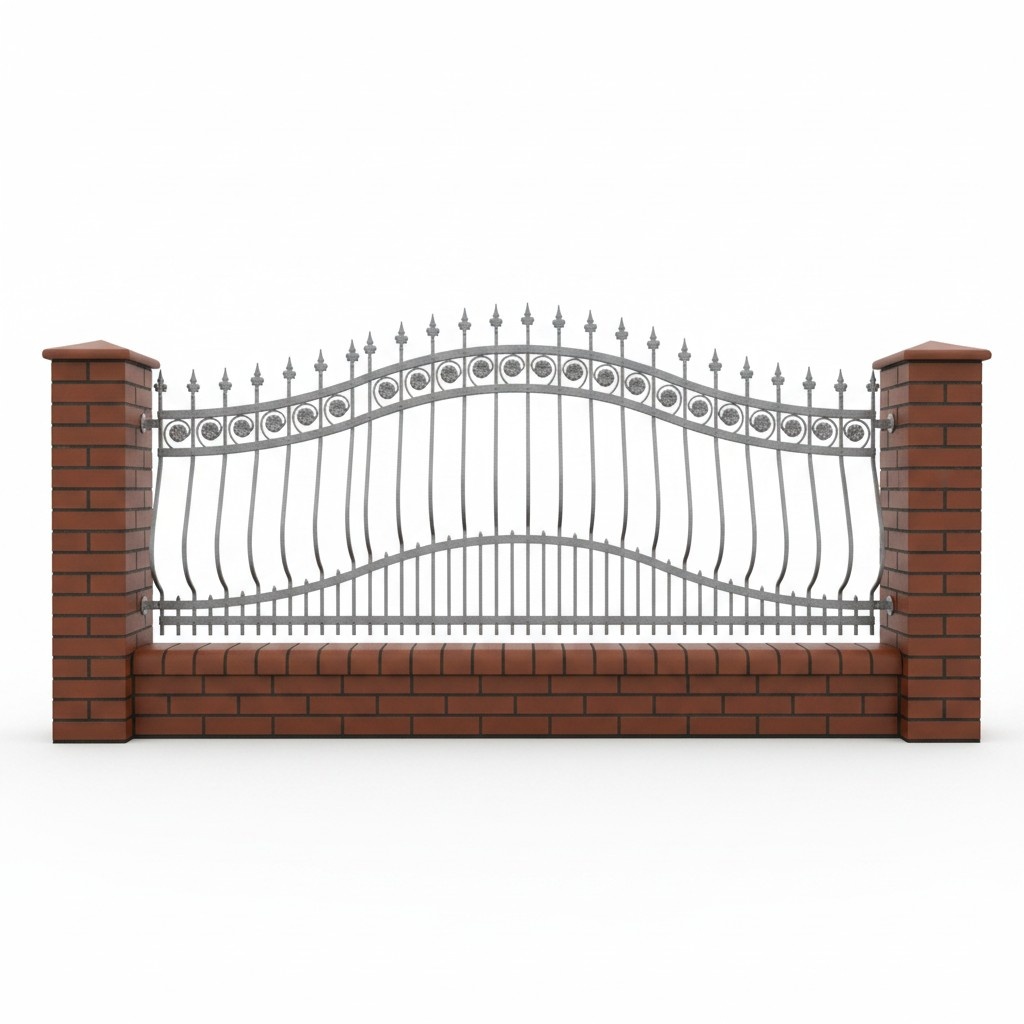 Klassische Garten Grundstueck GelÃ¤nder Zaun Klassisch Schmiedeeisen Zaun M191