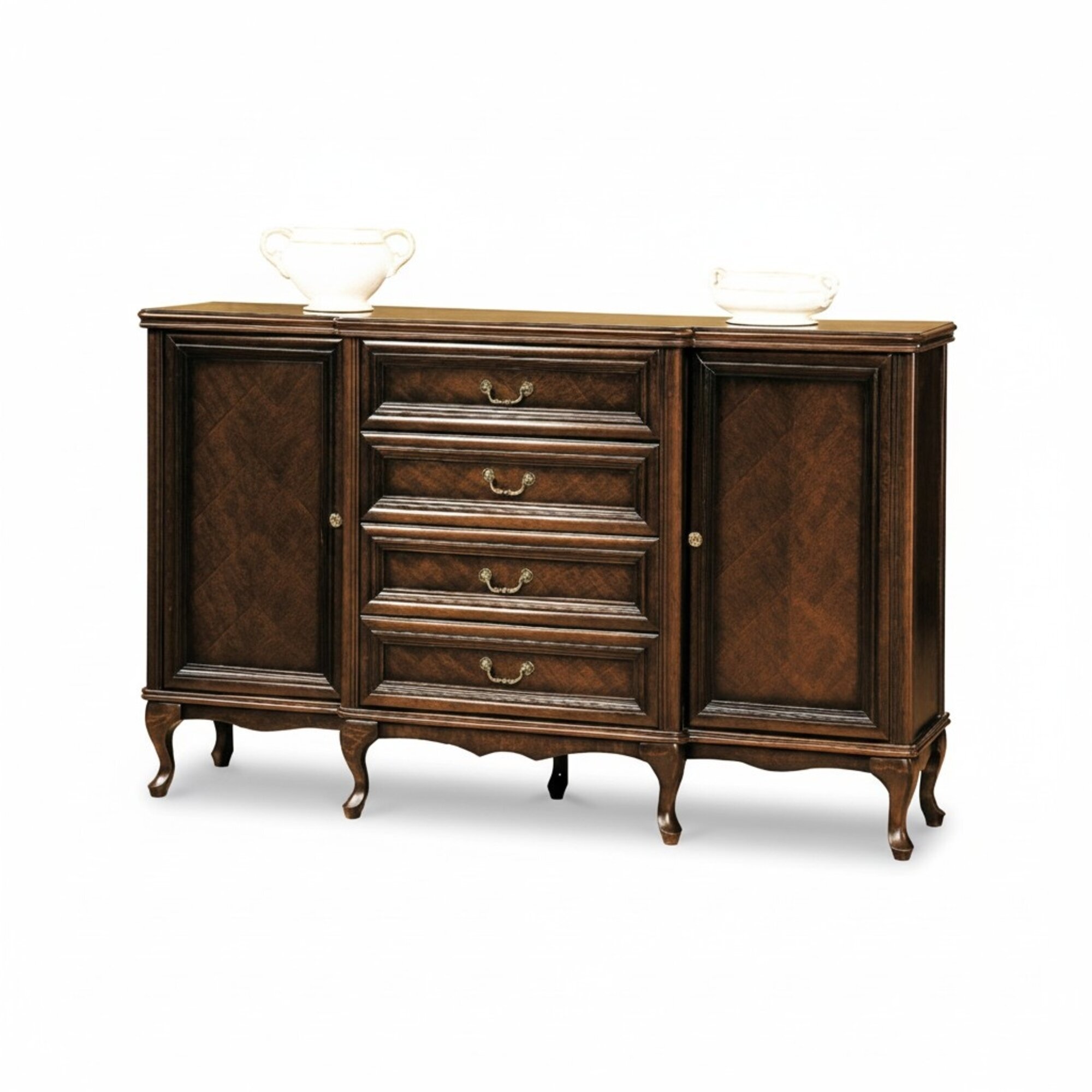 Klassische Kommode Kommoden Kommodenschrank Antik BÃ¼ro Schrank Sideboard W-K4Sz