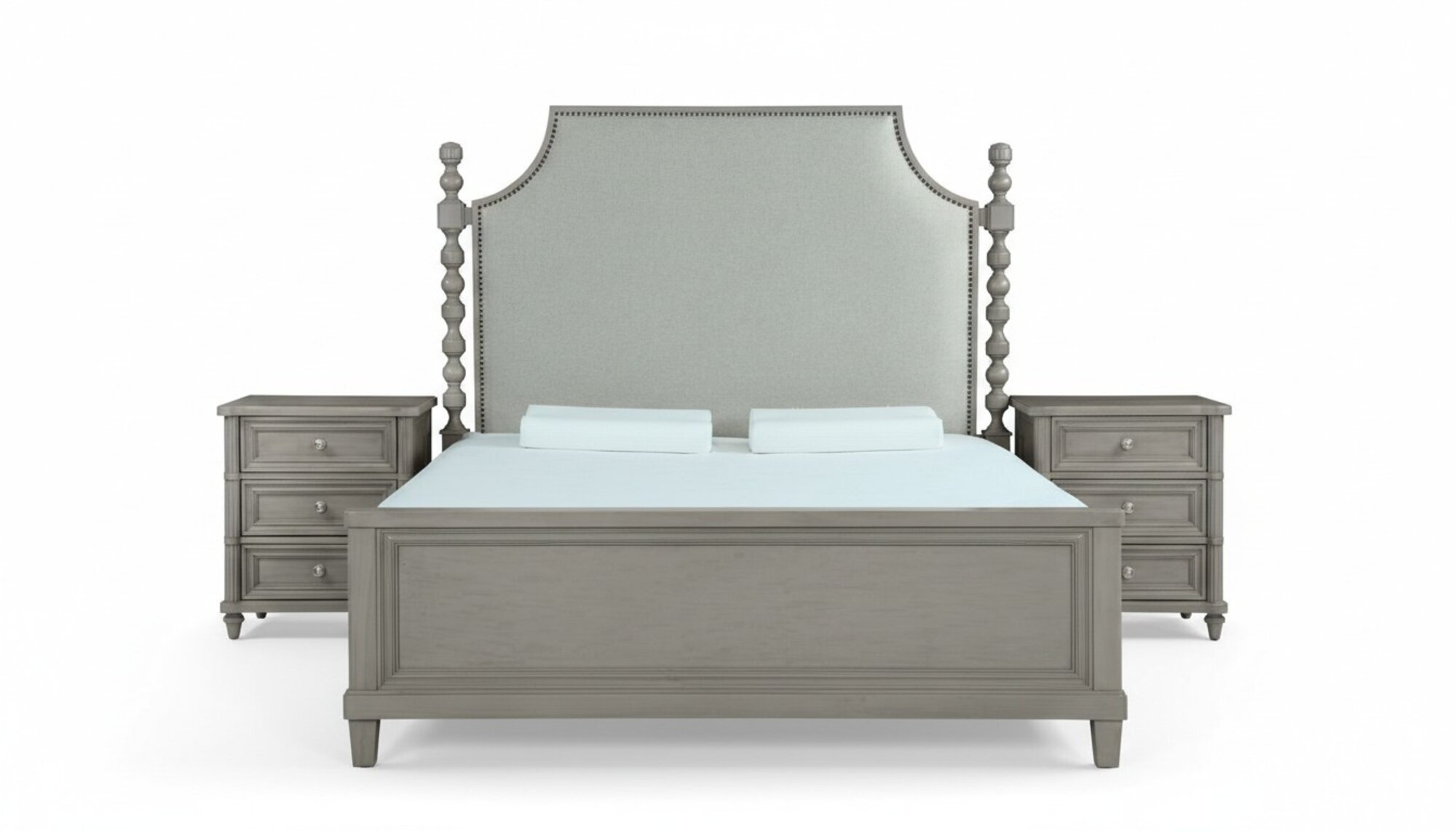 Klassische Landhaus MÃ¶bel KÃ¶nigliches schlafzimmer mÃ¶bel 3tlg. Bett