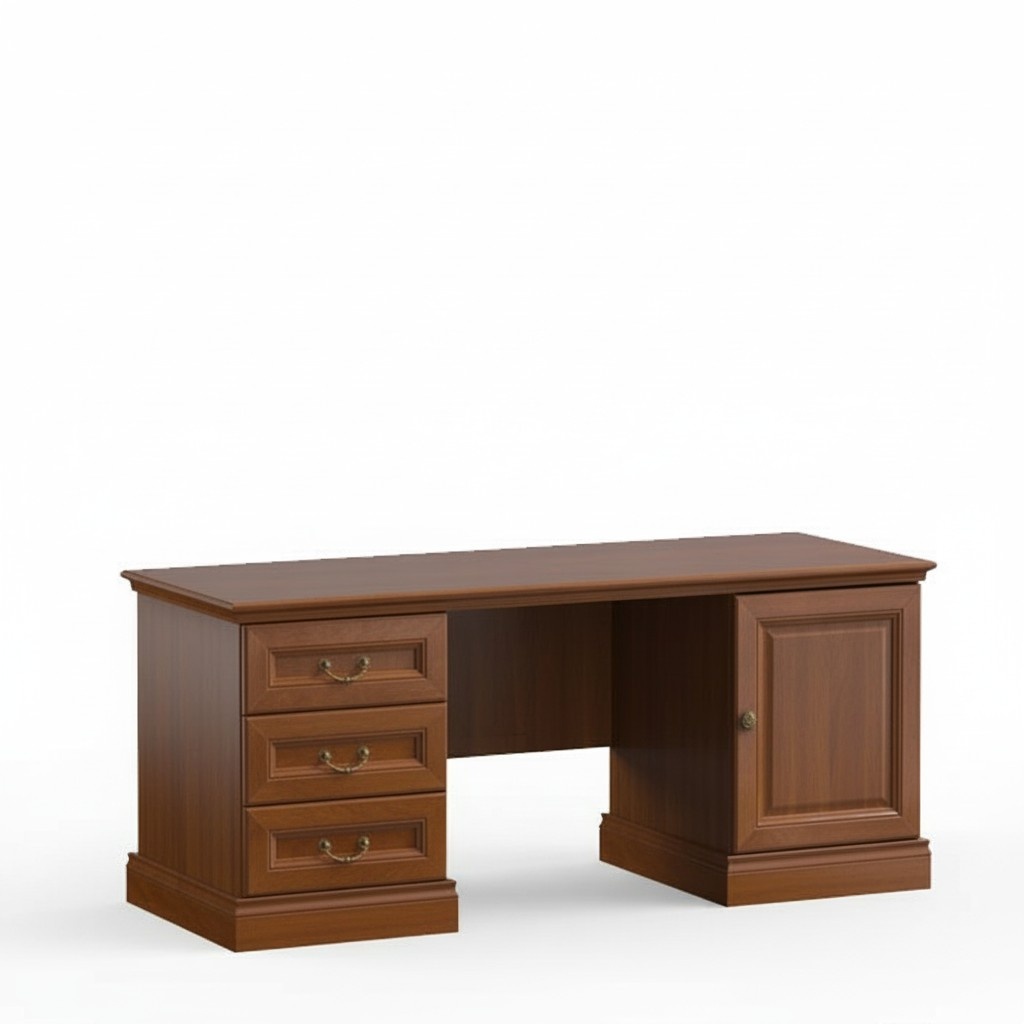 Klassische Schreibtisch BÃ¼romÃ¶bel Tisch BÃ¼ro Chef Schreibtische Echtholz BA-Sc2