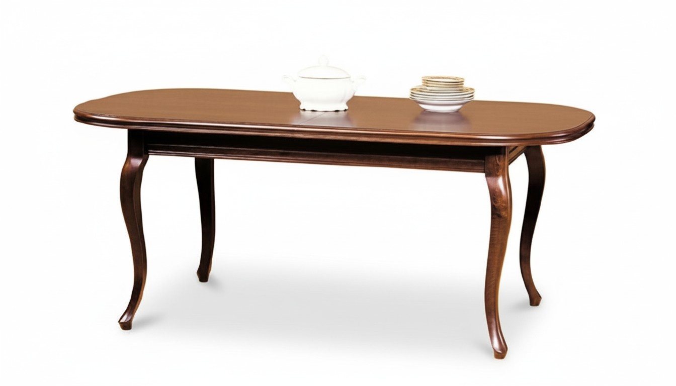 KLASSISCHE TISCHE ESSTISCH ESSZIMMER TISCH ECHT HOLZ Italienische MÃ¶bel - ZB-5