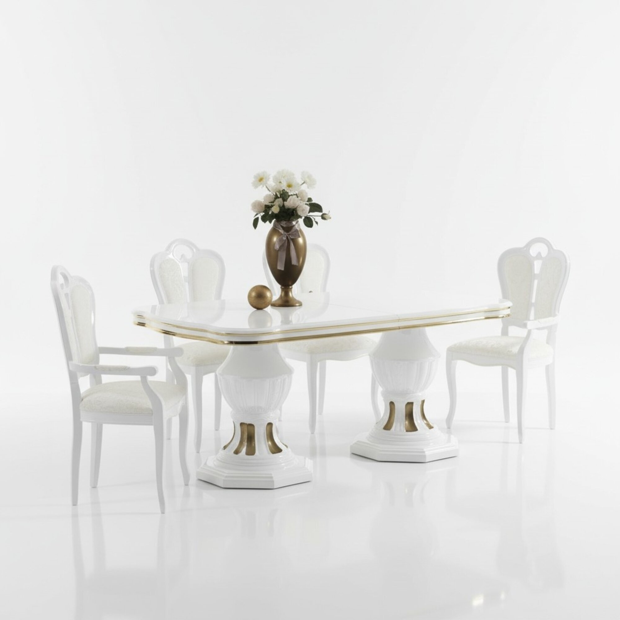 klassischer designer esstisch tisch wohnzimmer italienischer tische stil
