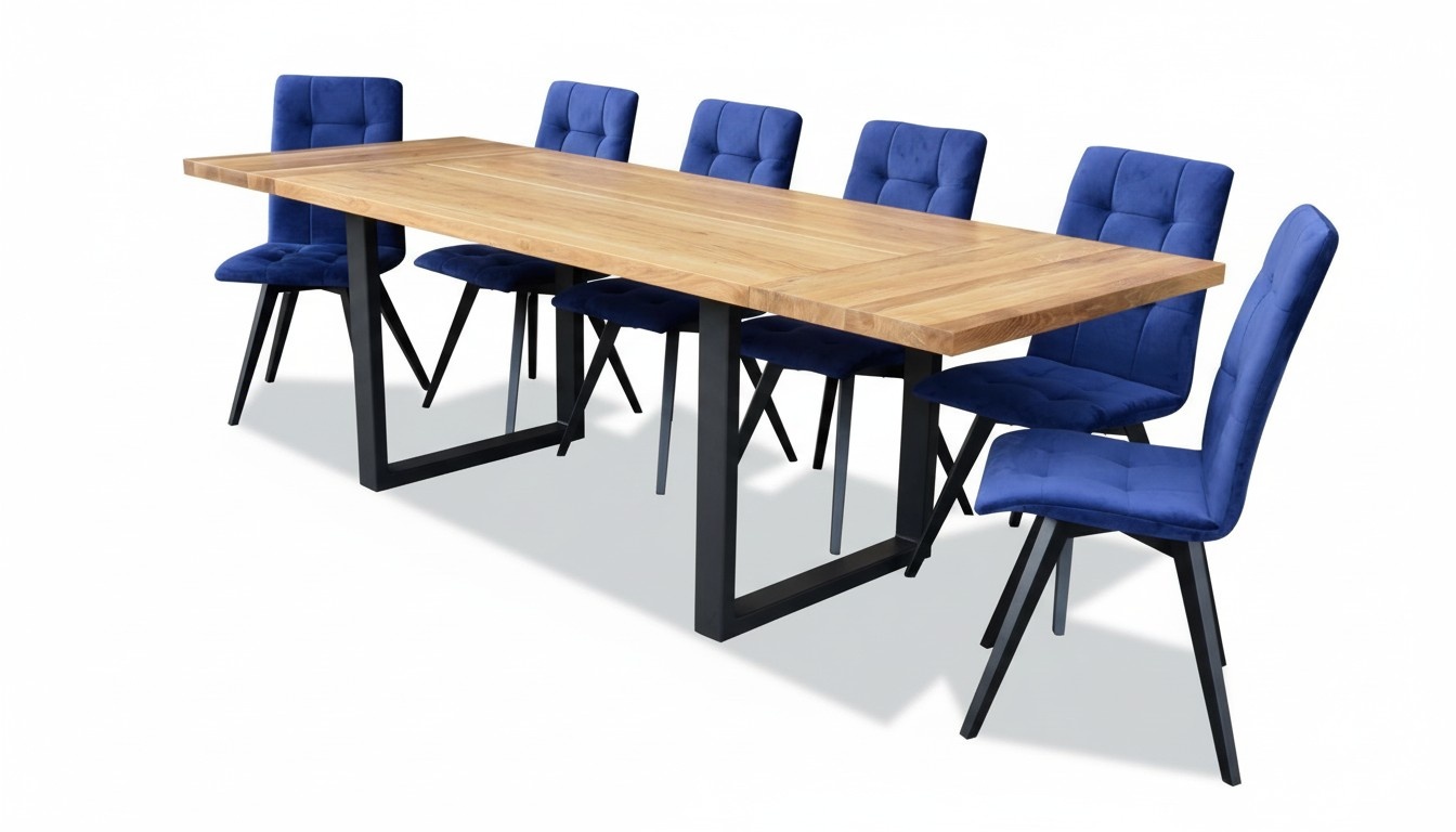 Klassischer Garnitur Esstisch Tisch Holz Esszimmer 6x Stuhl Set StÃ¼hle 7 tlg.Set