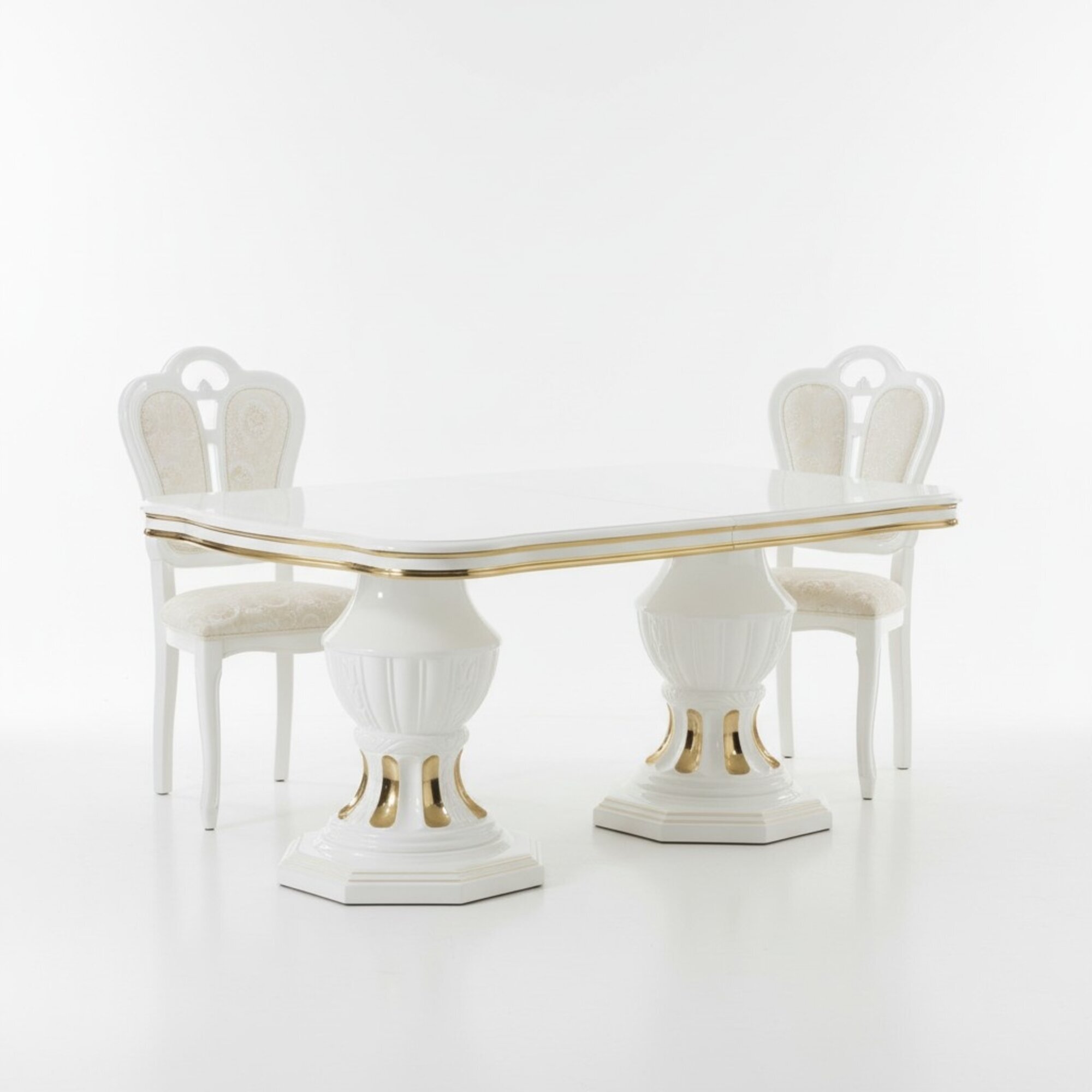 Klassischer Esszimmer Tisch Holz Tische Hochglanz Italienische Esszimmer