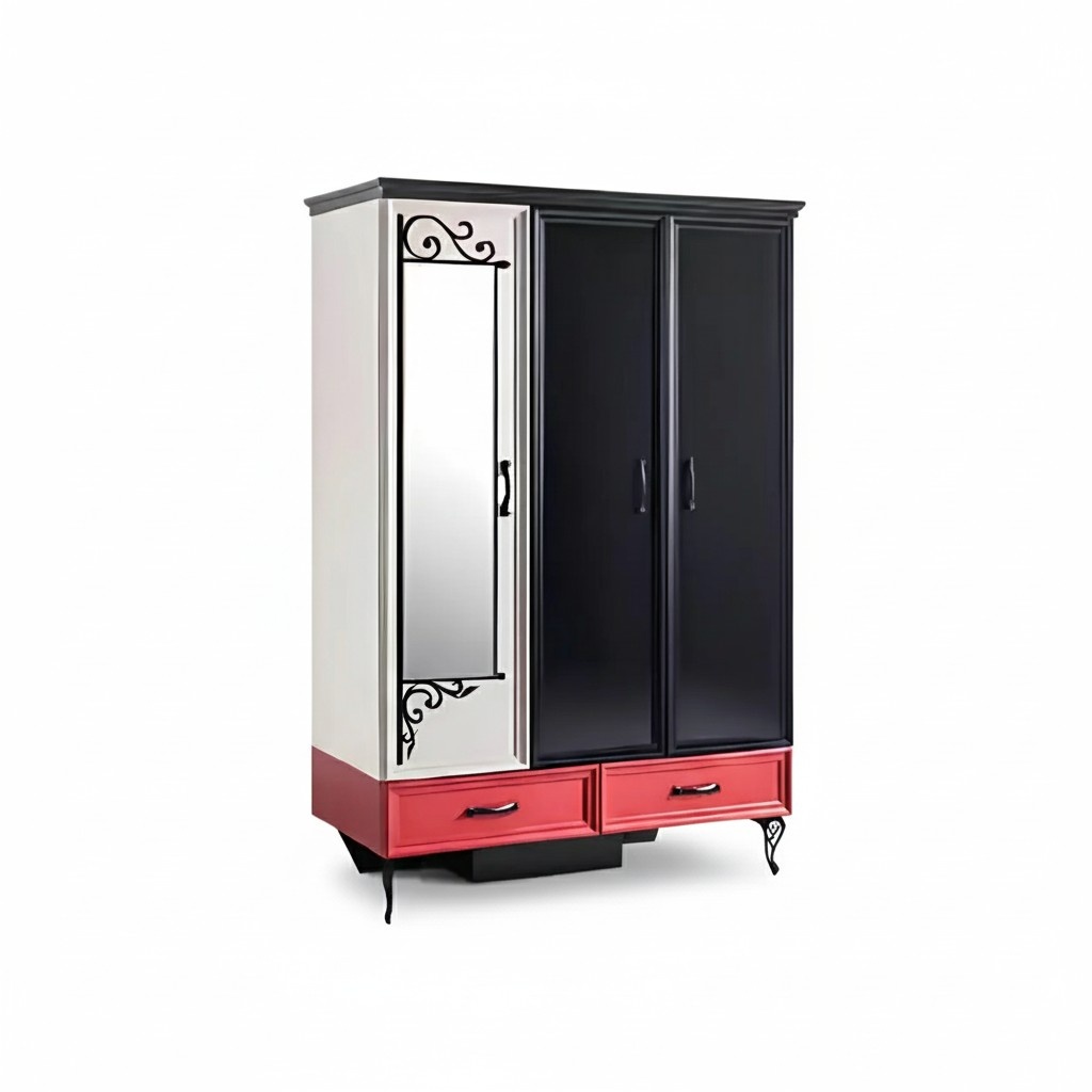 Klassischer Loft Kleiderschrank Schlafzimmer SchrÃ¤nke Design MÃ¶bel 131x60x200