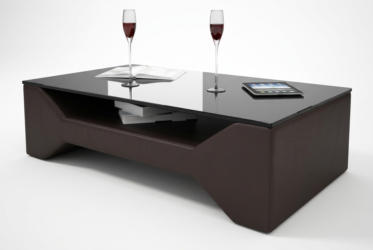 Klassischer Luxus Designer Couchtisch Dekor Sofa Wohnzimmer Tisch Leder