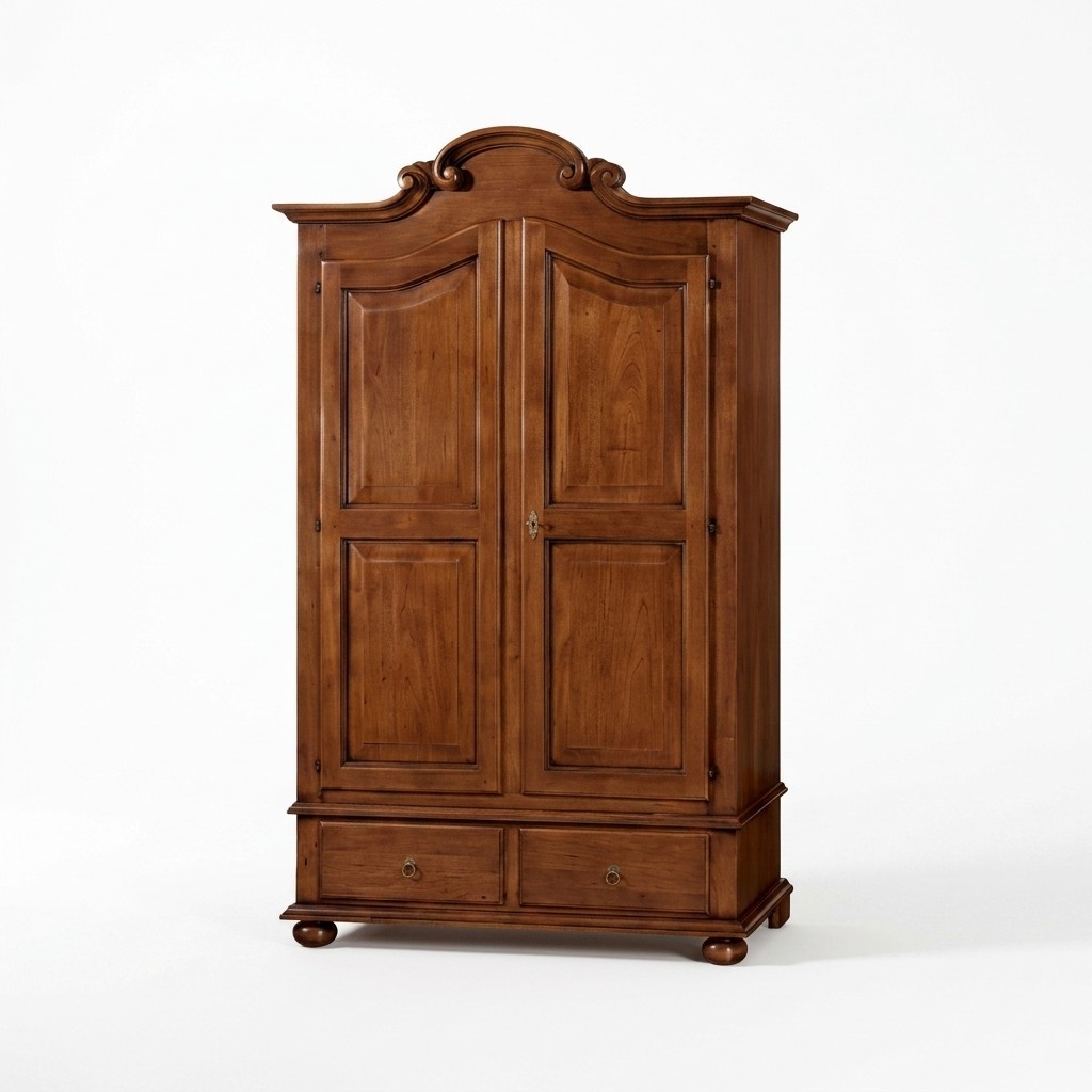 Klassischer Schrank Braun Schrankwand Kleiderschrank Italienische MÃ¶bel