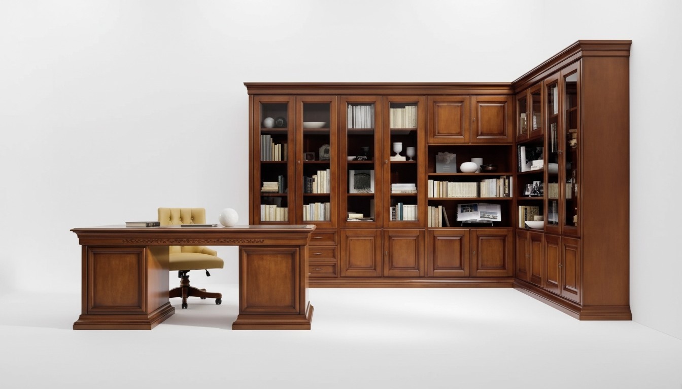 Klassischer Schreibtisch BÃ¼romÃ¶bel HolzmÃ¶bel Braun Tisch MÃ¶bel BÃ¼ro