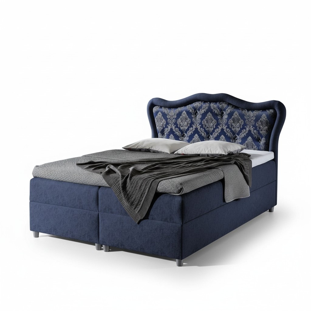 Klassisches Bett Boxspring Betten Barock Schlafzimmer MÃ¶bel Luxus Einrichtung