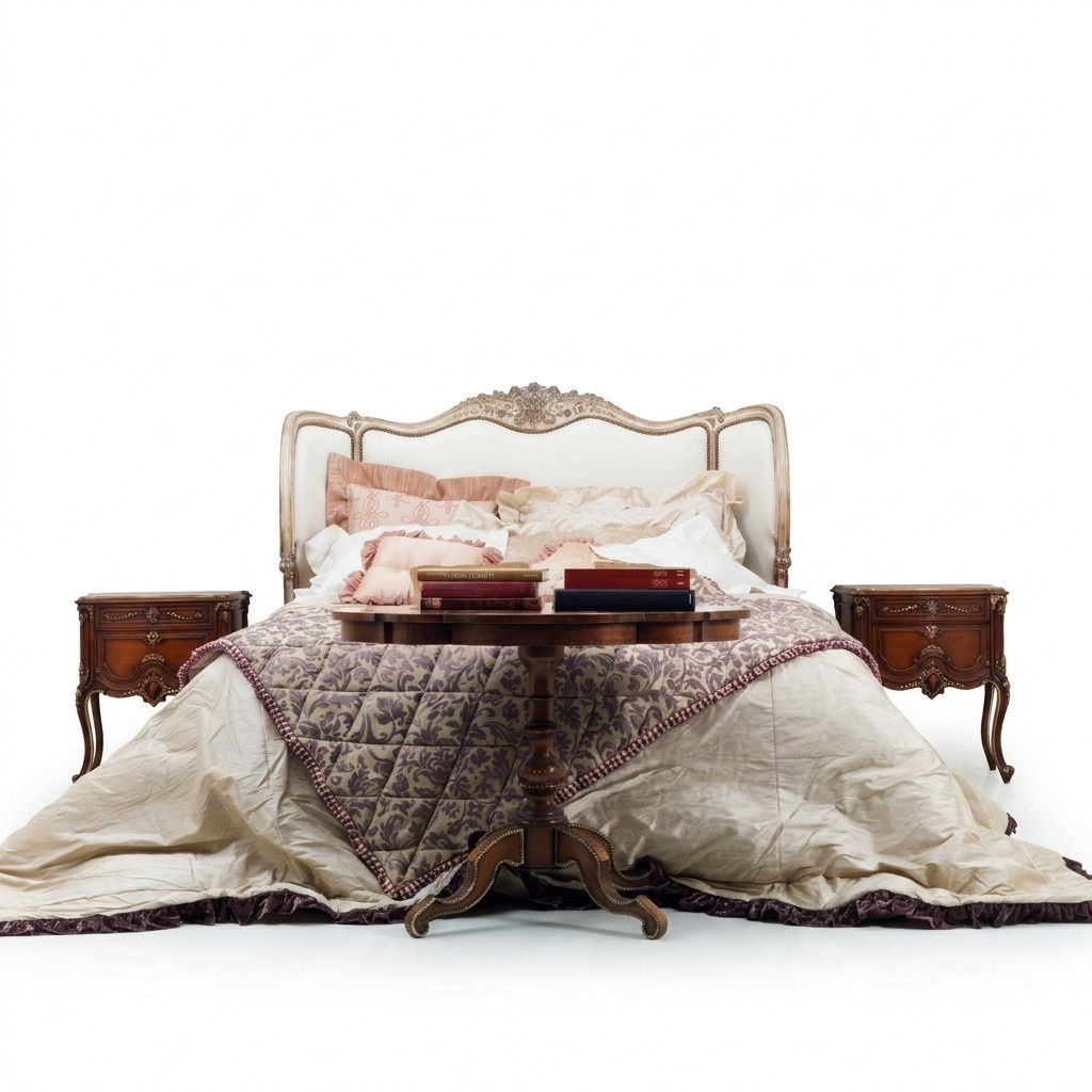 Klassisches Bett Doppelbett Chesterfield Luxus MÃ¶bel Italienische Einrichtung