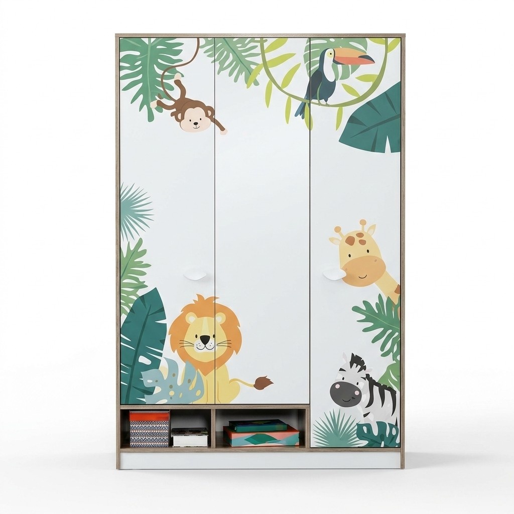 KleiderschrÃ¤nk Schrank Design MÃ¤dchen Kinderzimmer SchrÃ¤nke Kleiderschrank Holz
