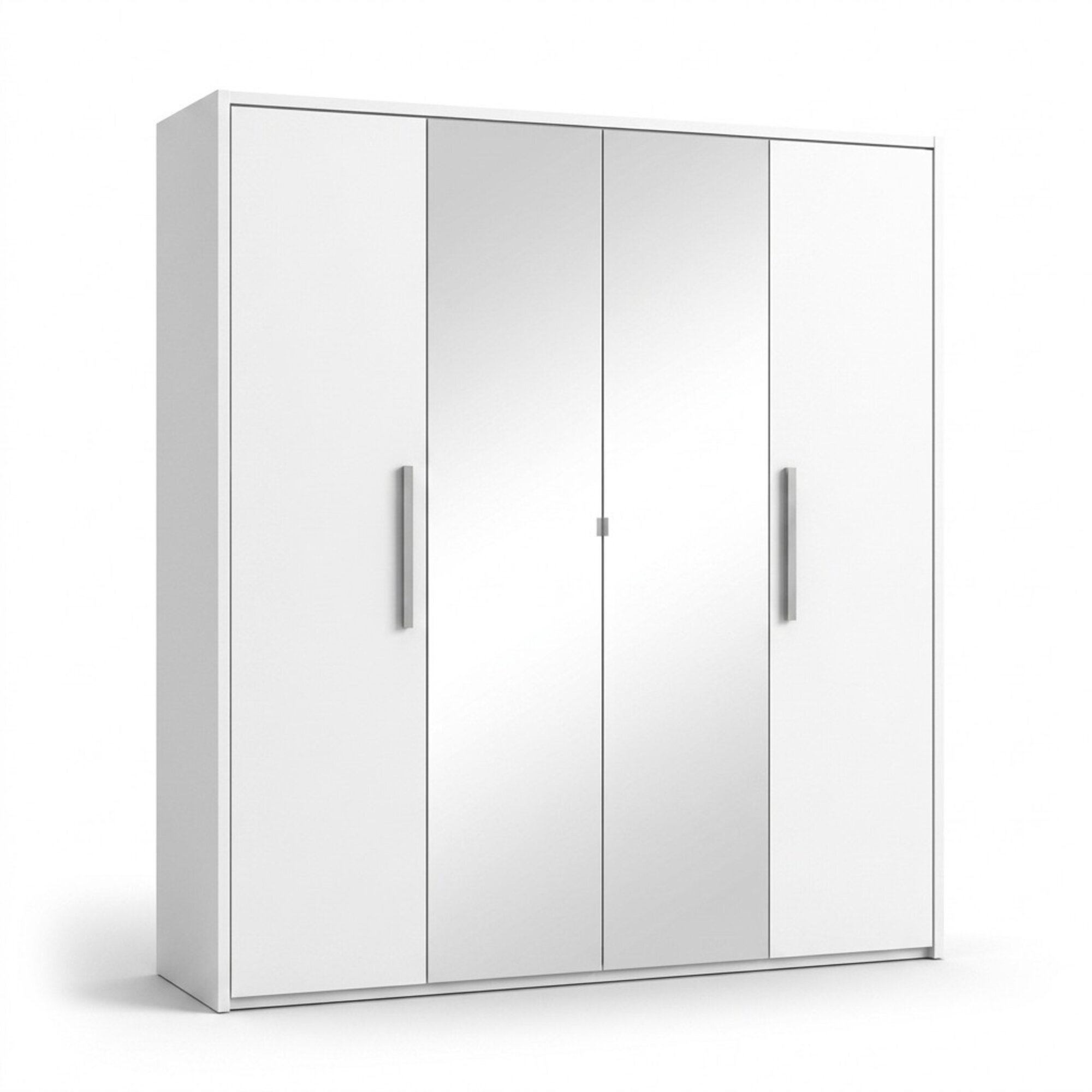 Kleiderschrank 4 TÃ¼ren Kleider Schrank Designer MÃ¶bel Holz SchrÃ¤nke WeiÃ Spiegel